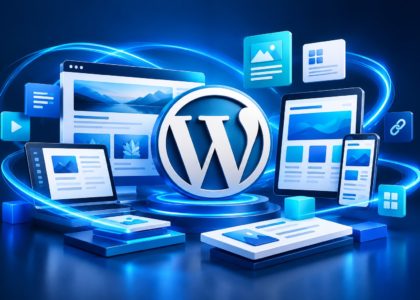 WordPress-release voor websites op desktop, tablet en mobiel